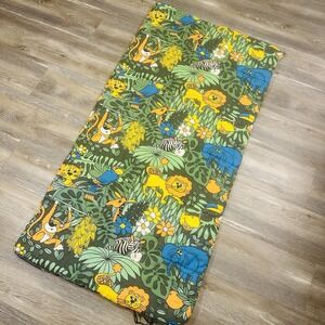 Vintage "Bongo Bongo" Jungle Print 1960's Child's Sleeping Bag